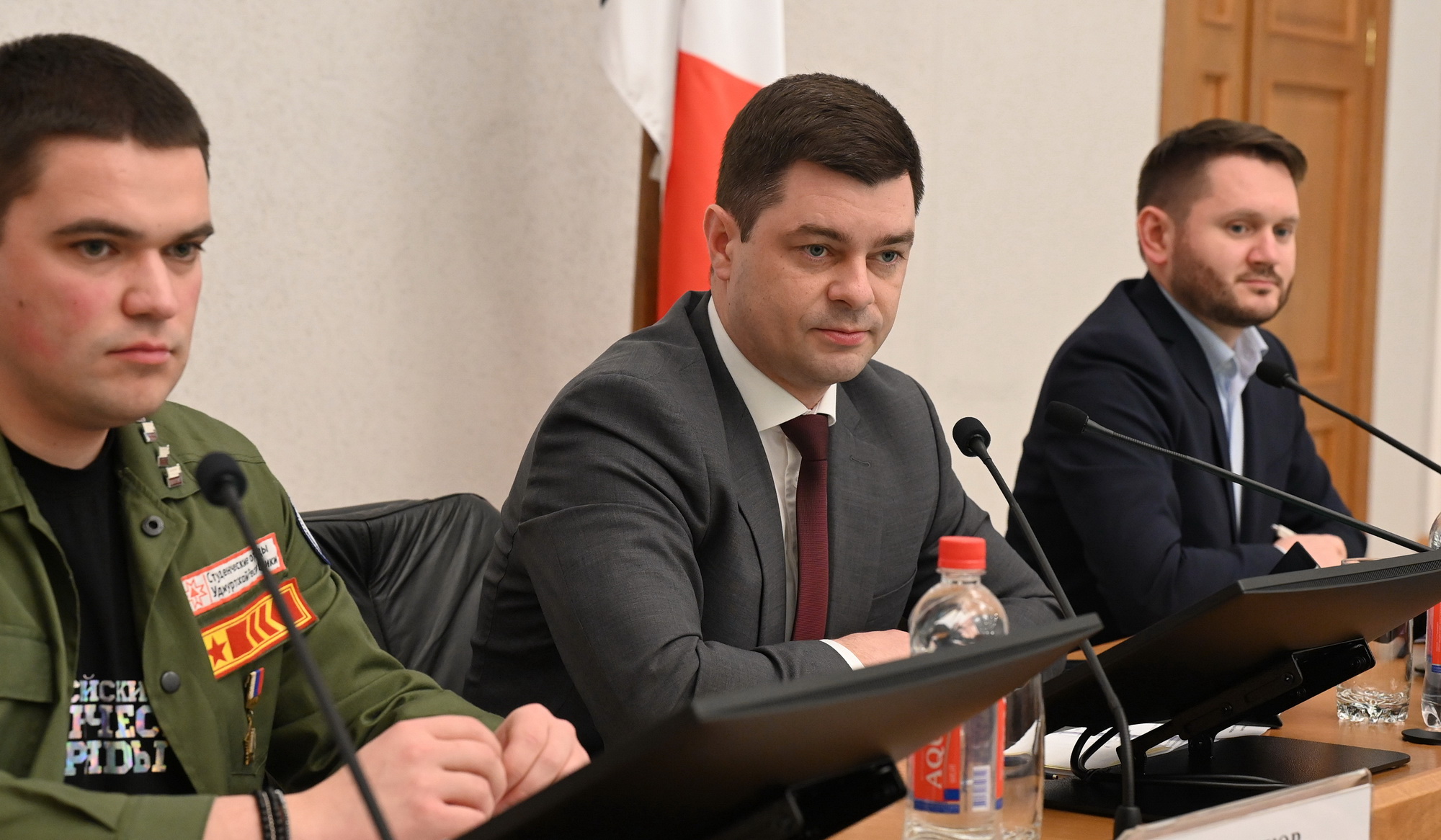 Студенческие отряды Удмуртской Республики подвели итоги юбилейного года вместе с Александром Журавлевым.