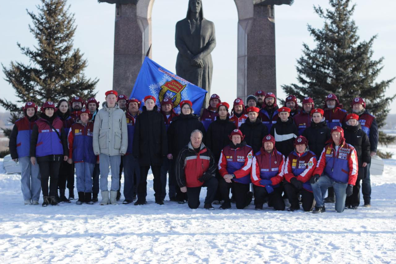 Ветераны студенческих отрядов Удмуртии приняли участие во Всероссийском снежном десанте ветеранов!